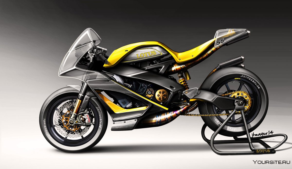 Промышленный дизайн мотоцикл