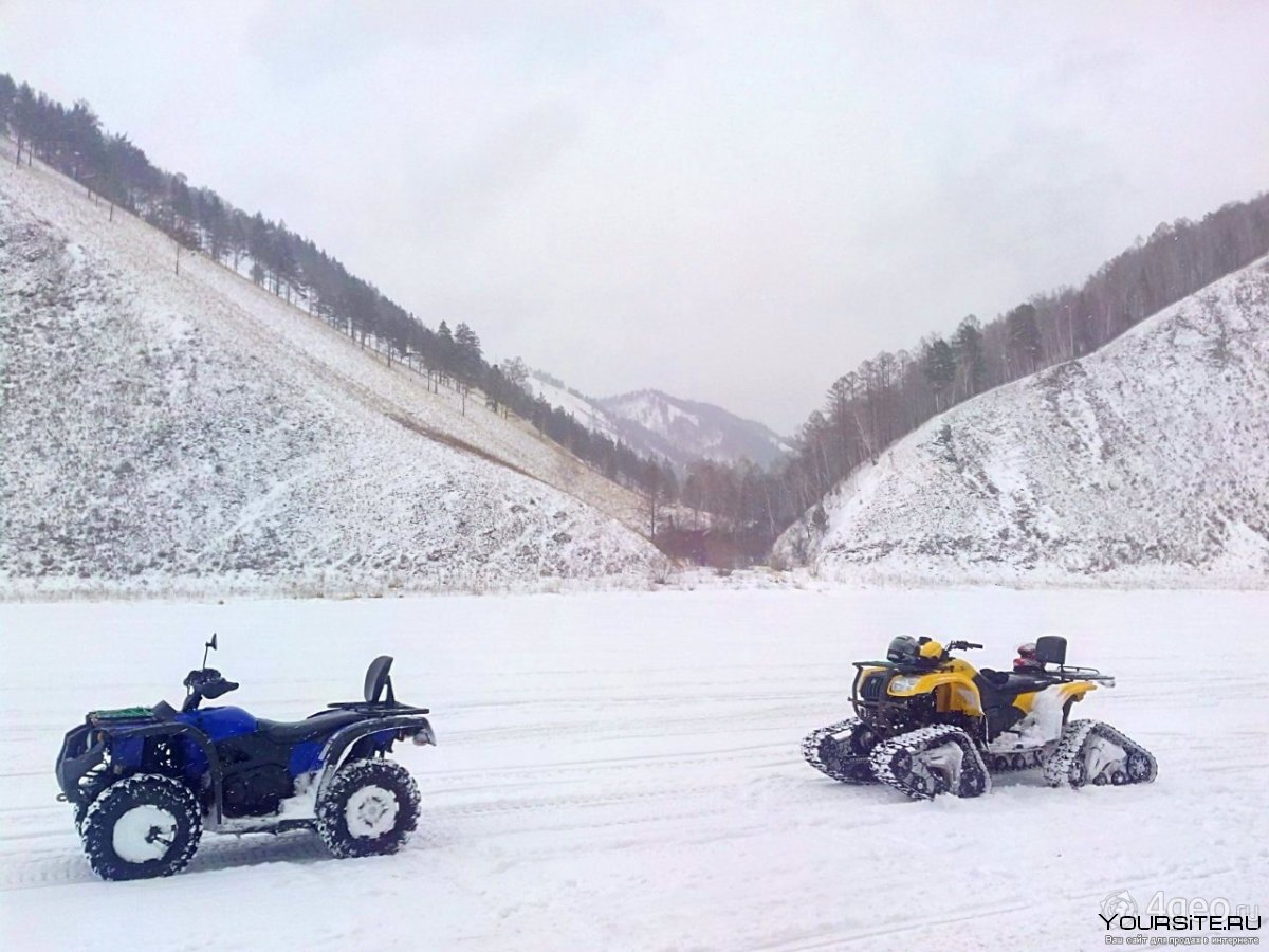 Квадроцикл vs снегоход