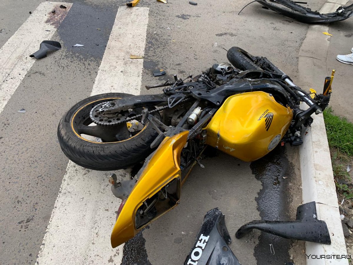 Авария на мотоцикле Восход