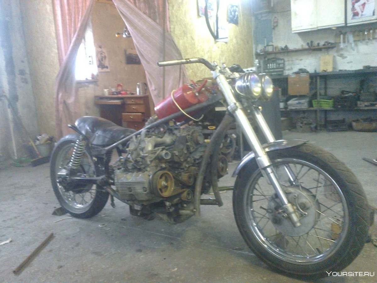 Двигатель от Оки на мотоцикл Урал