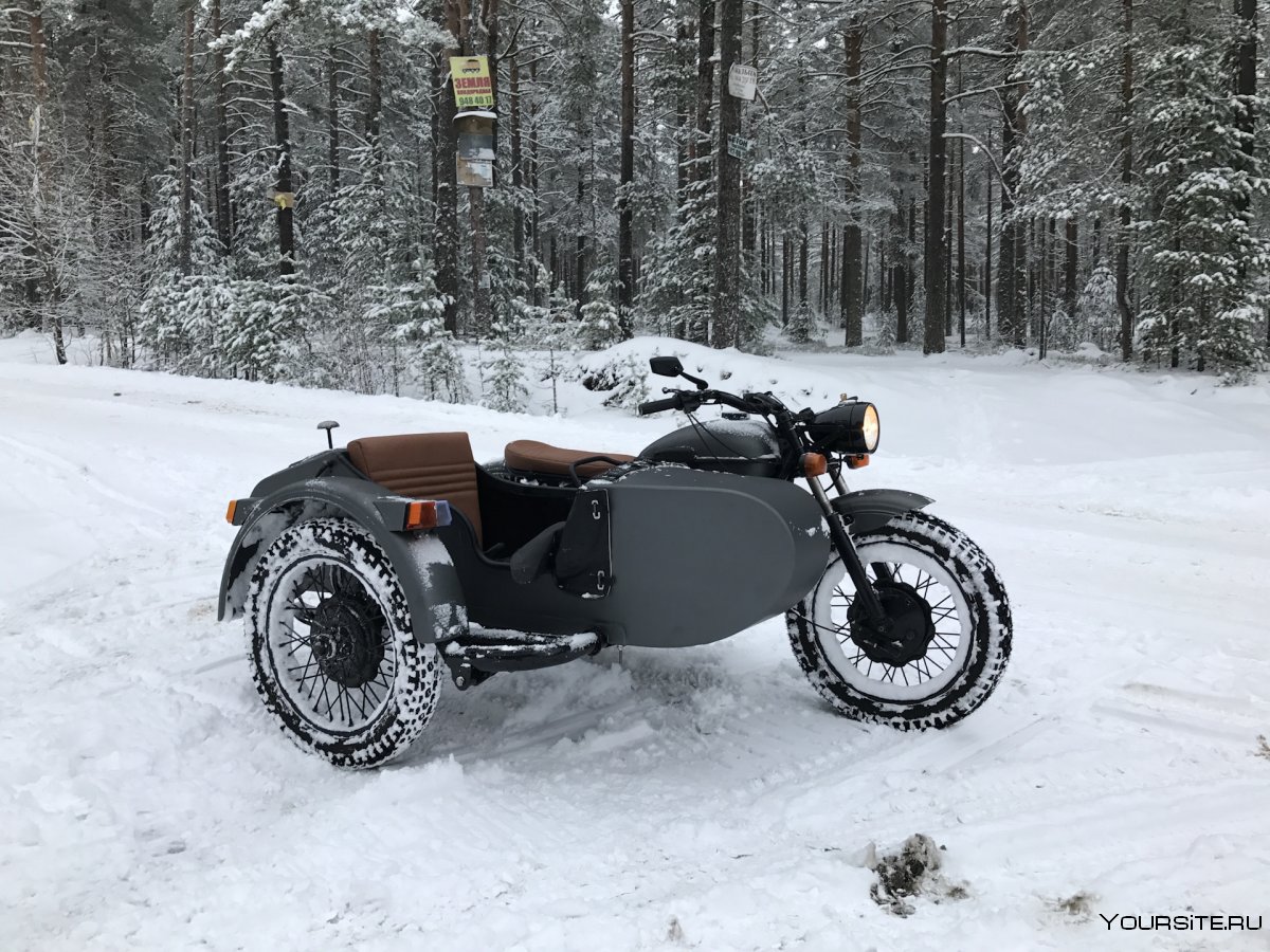 Мотоцикл Урал зимний