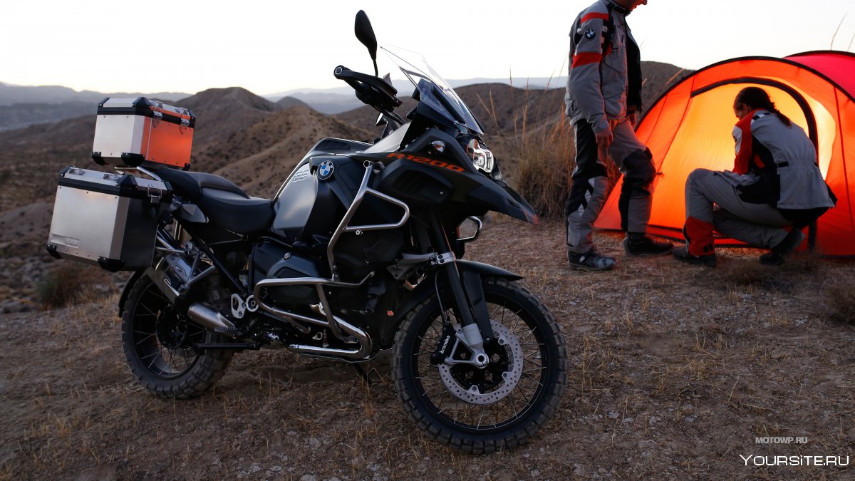 BMW GS 1200 Adventure путешествие палатка