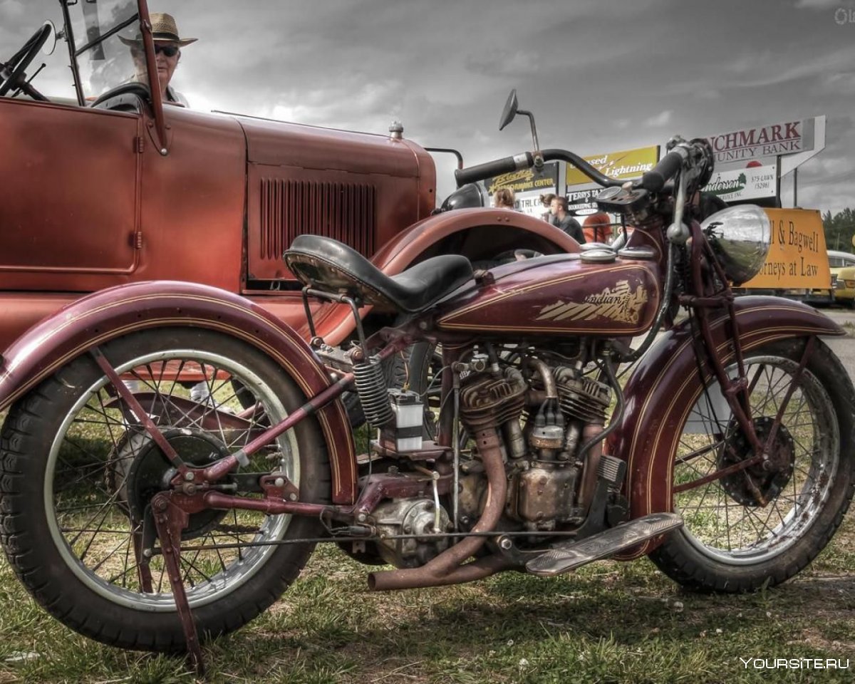 Мотоцикл Индиан модель 1910