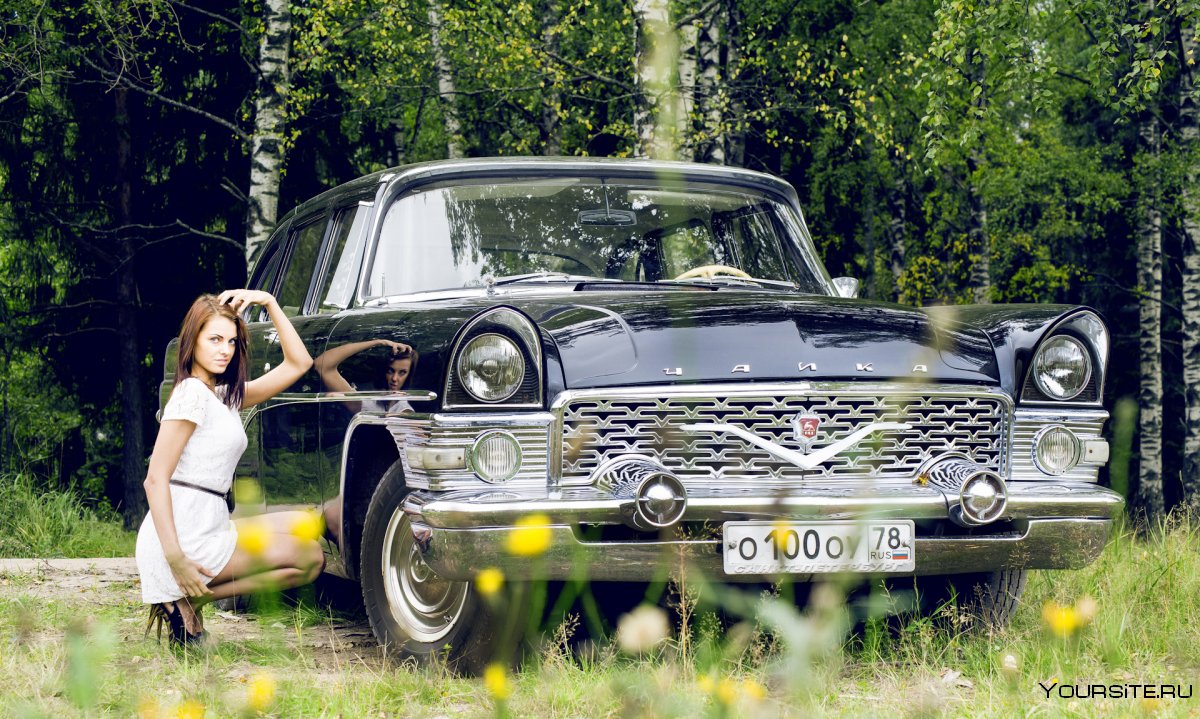 Советские машины с девушками
