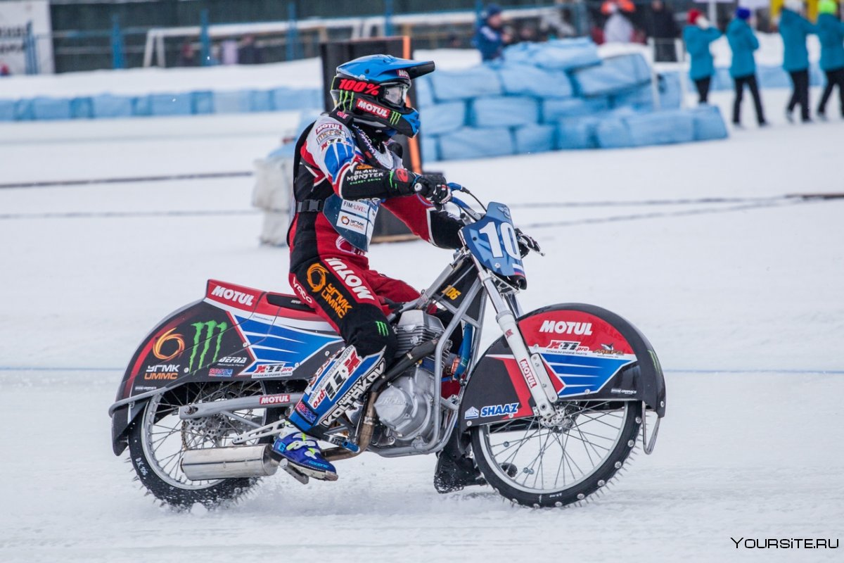 Дмитрий Колтаков мотогонки на льду Шадринске