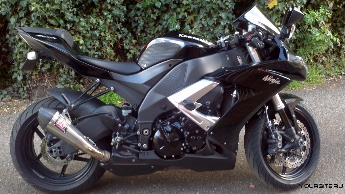 Мотоцикл Кавасаки ниндзя черный