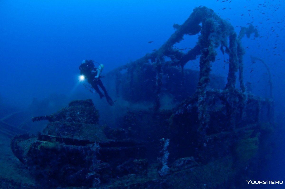 Лагуна погибших кораблей Чуук (Chuuk Lagoon) Микронезия