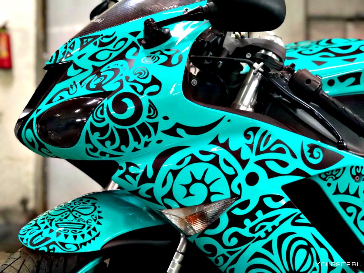 Перекраска мотоцикла Kawasaki ZX