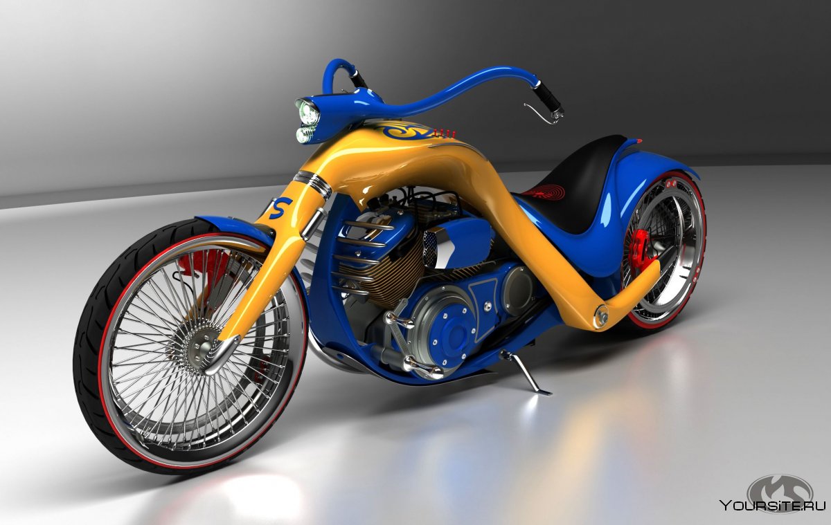 Мотоцикл Harley Davidson Blue Edition