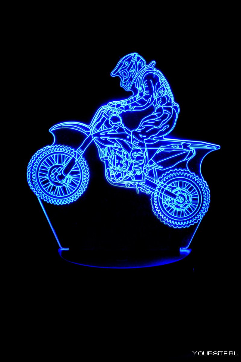 Светящиеся мотоциклы