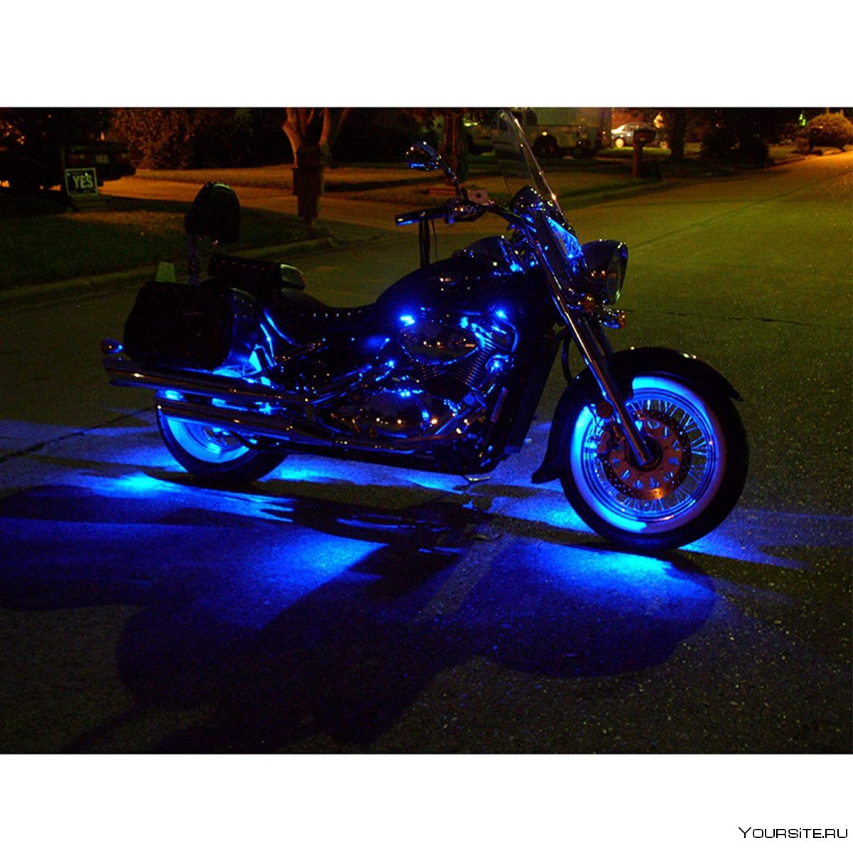 Подсветка мотоцикла своими руками
