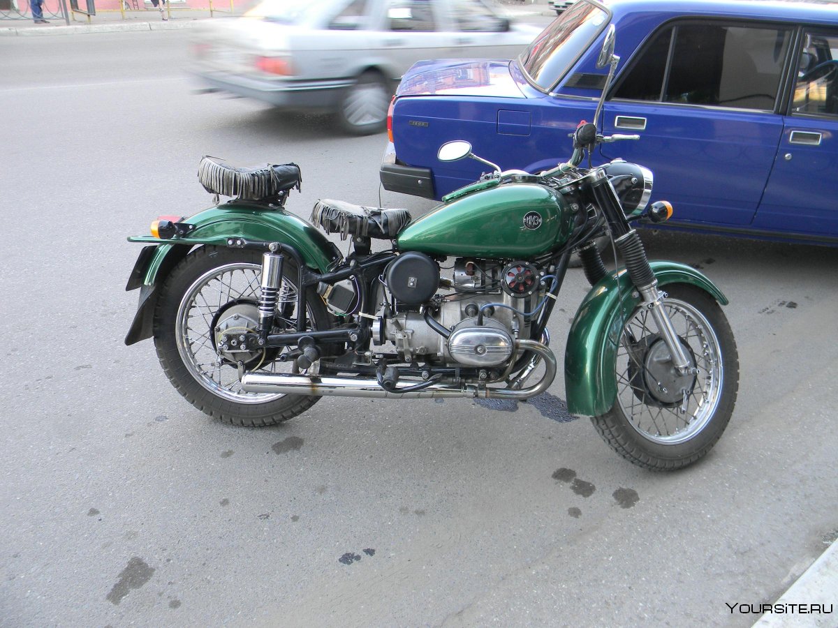 Тюнингованный Урал мотоцикл