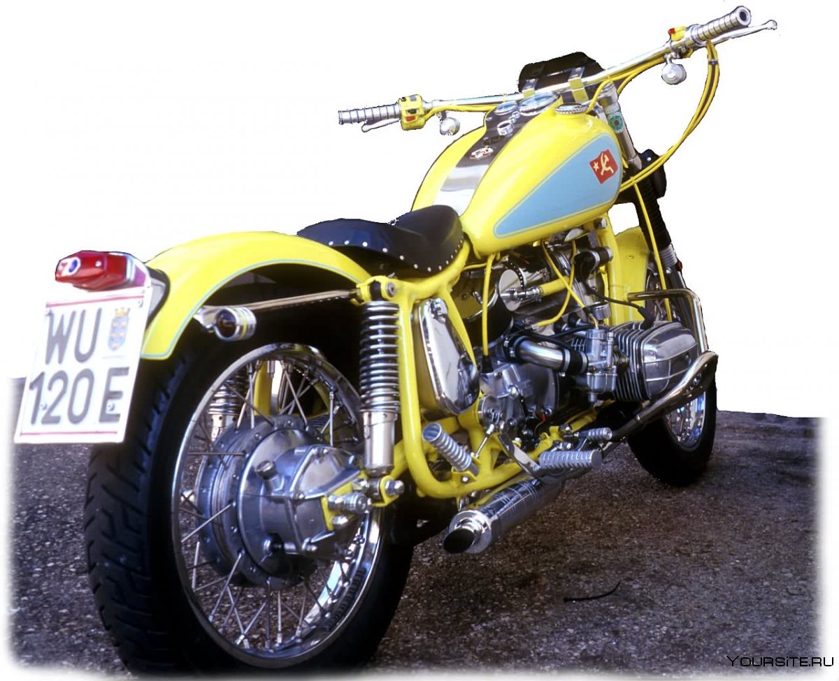 Урал мотоцикл жёлтый ммз750