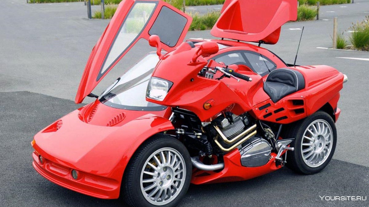 Трехколесный мотоцикл с коляской