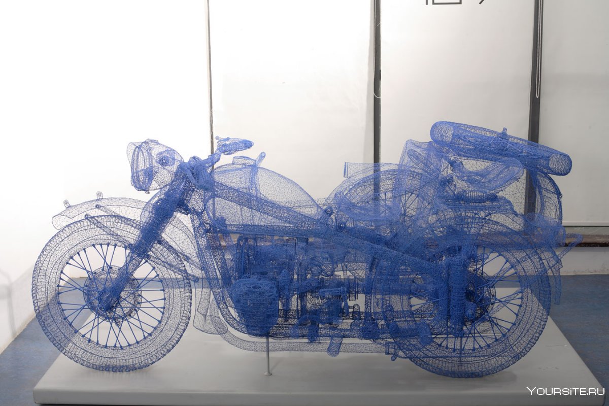 Модели мотоциклов из проволоки