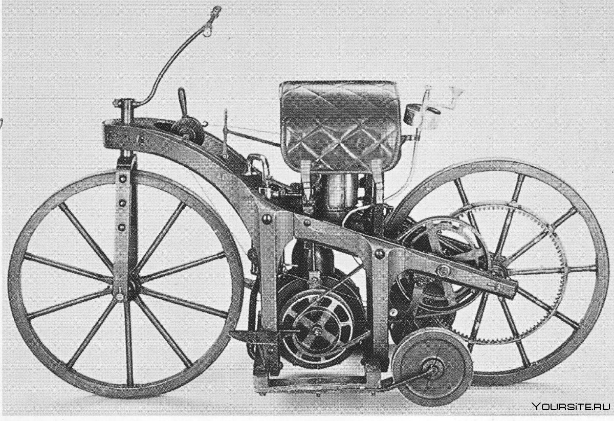 Daimler Reitwagen 1885 мотоцикл