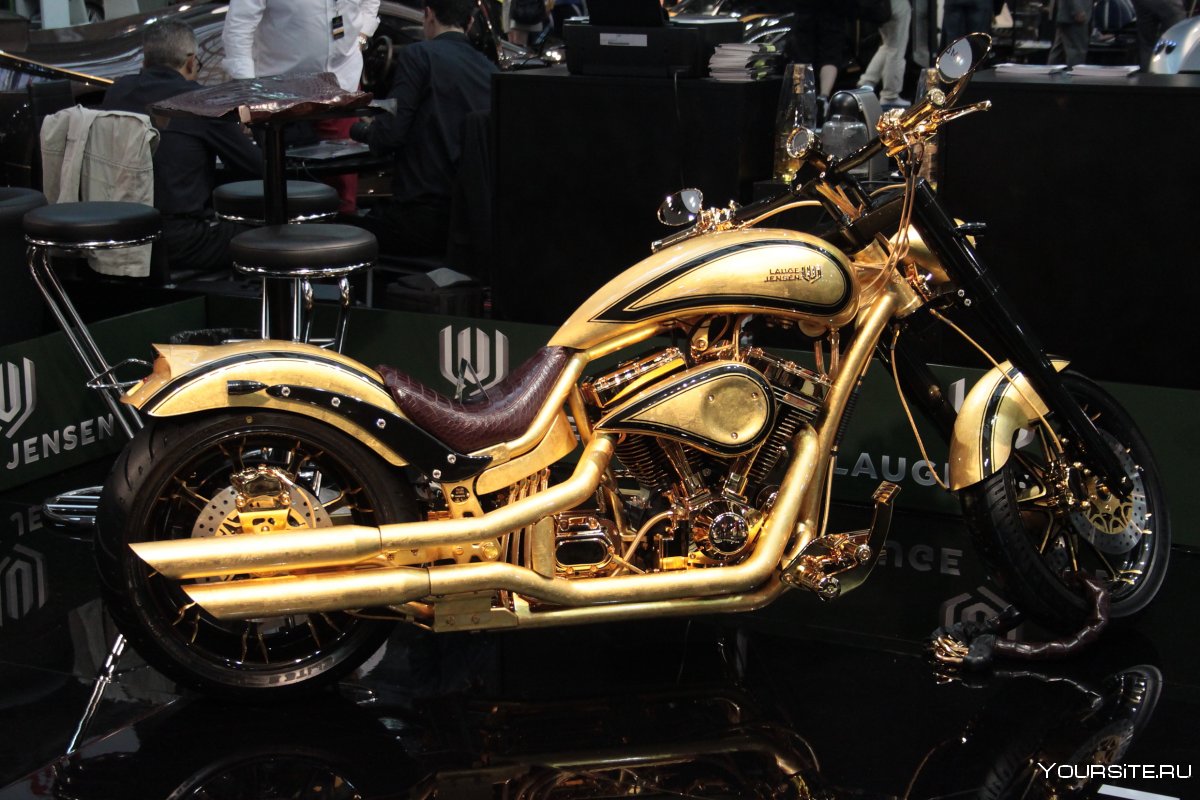 Золотой мотоцикл самый дорогой