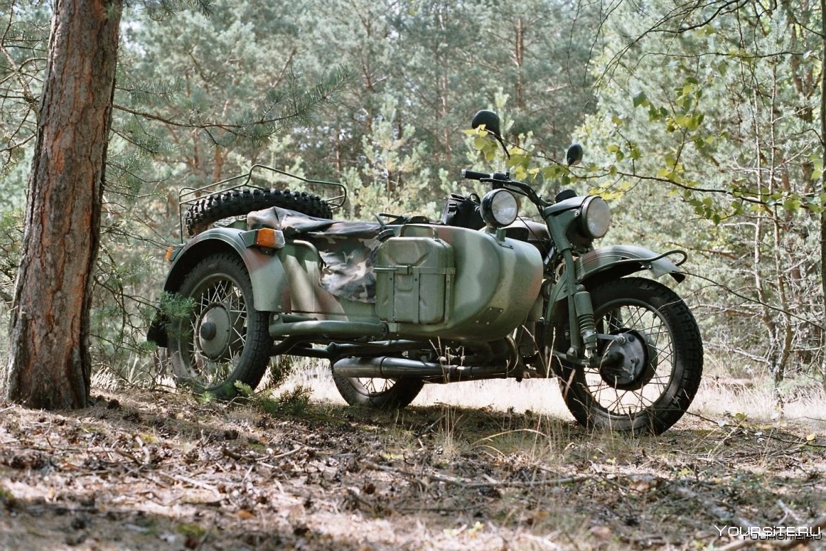 Мотоцикл Урал реставрированный