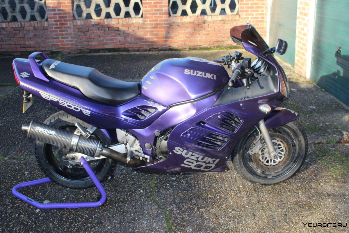 Suzuki 1997 фиолетовый мотоцикл