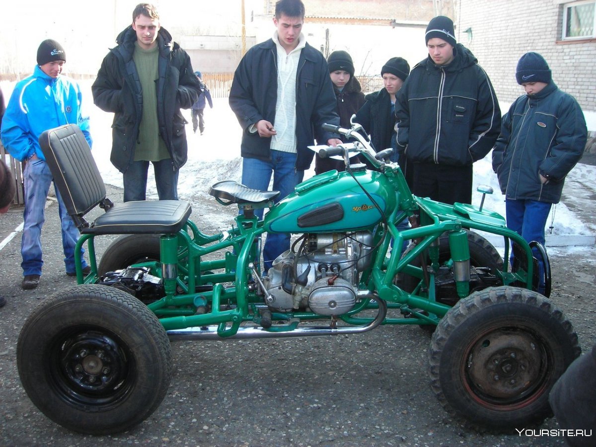 Мотоцикл Урал квадроцикл 4 на 4