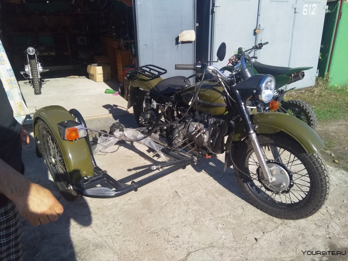 Мотоцикл Урал восстановленный