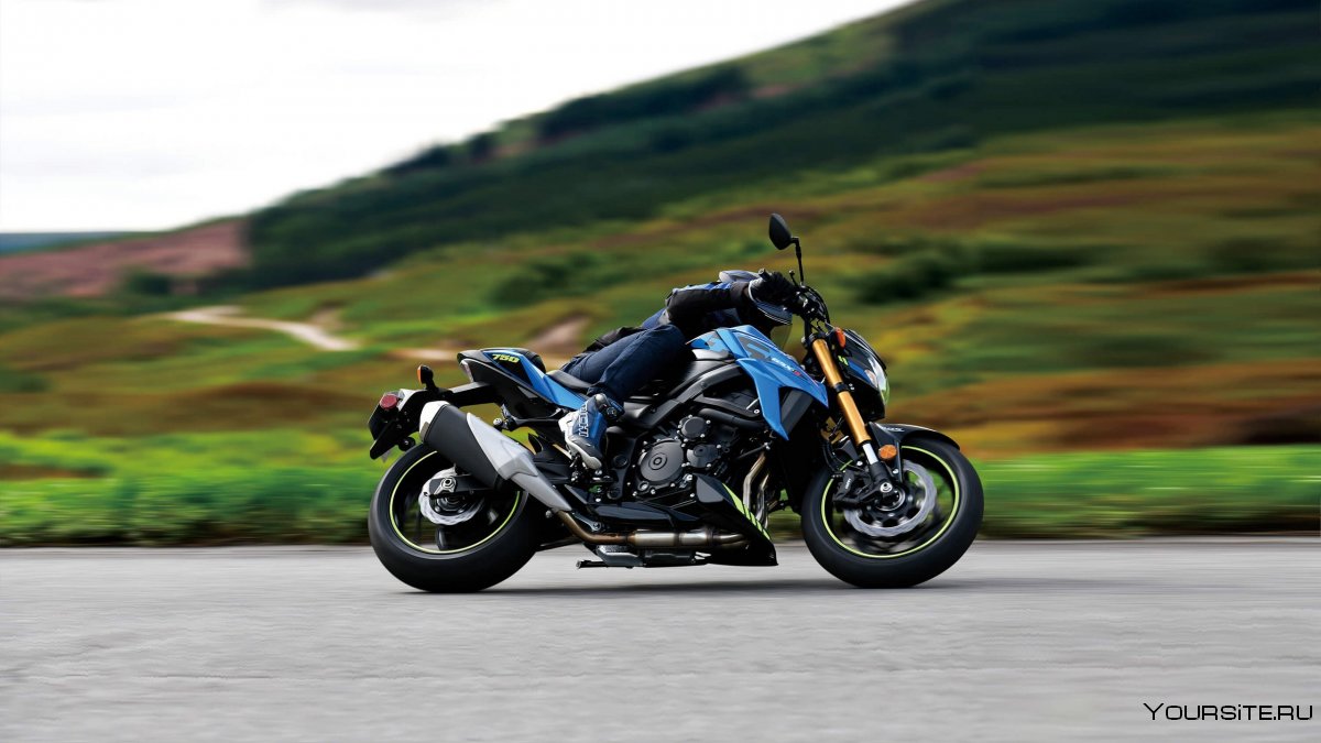 Мотоцикл Suzuki GSR черный фон
