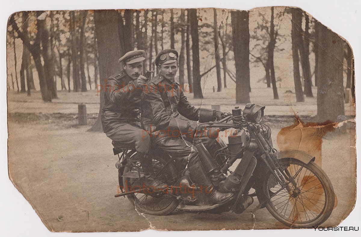 Немецкий мотоцикл 1914