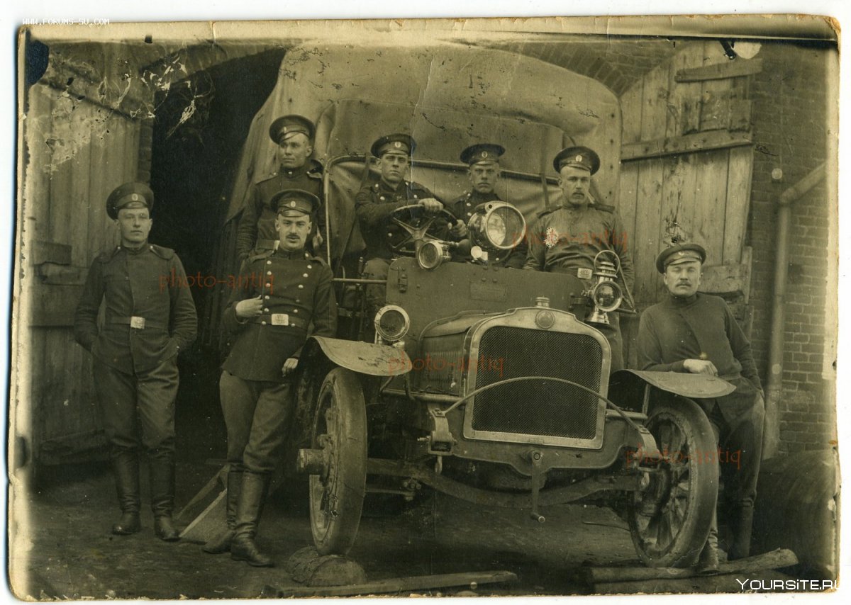 Первая автомобильная рота русской армии 1914