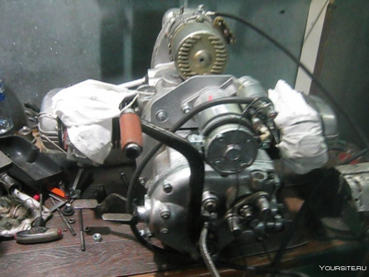 Масляный радиатор на мотоцикл Урал