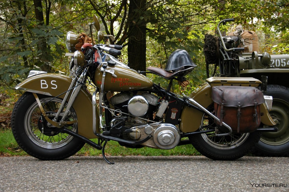 Старые Харлей Дэвидсон мотоциклы