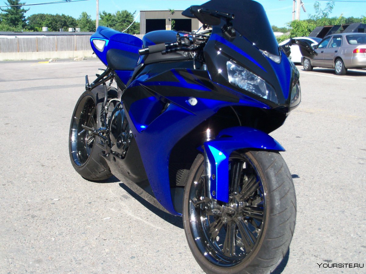 Honda 1000rr синяя