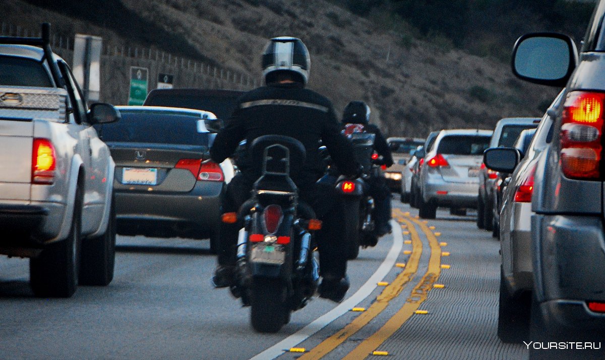 Мотоцикл в Калифорнии