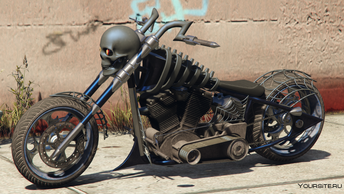 ГТА 5 мотоцикл скелет
