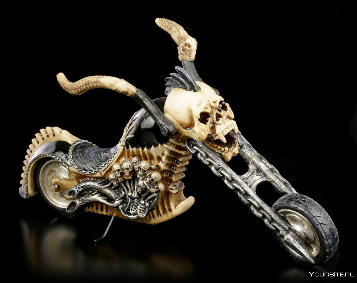Мотоцикл из скелета