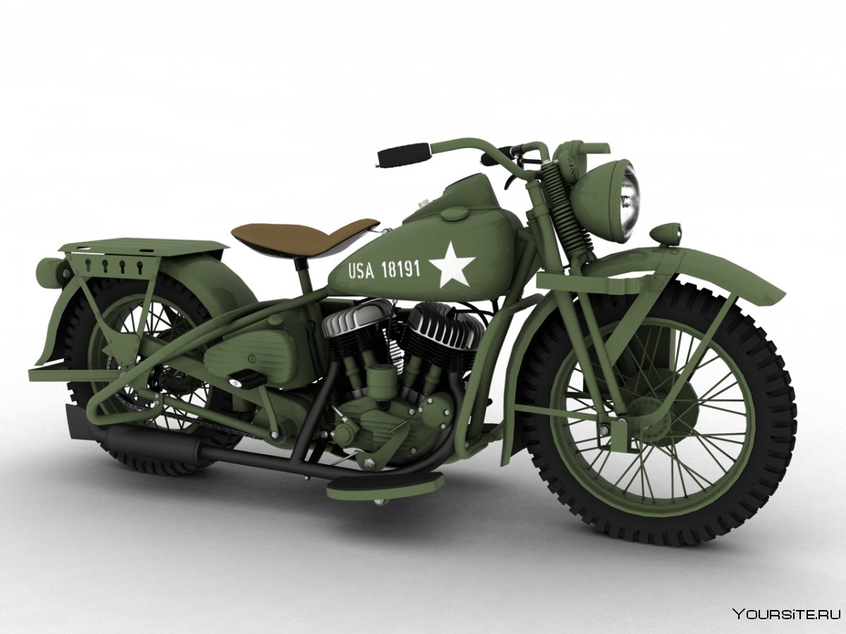 Харлей Дэвидсон военный мотоцикл