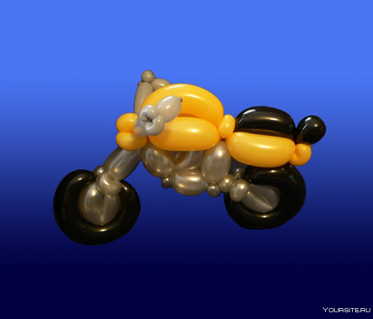 Воздушный шар "мотоцикл"