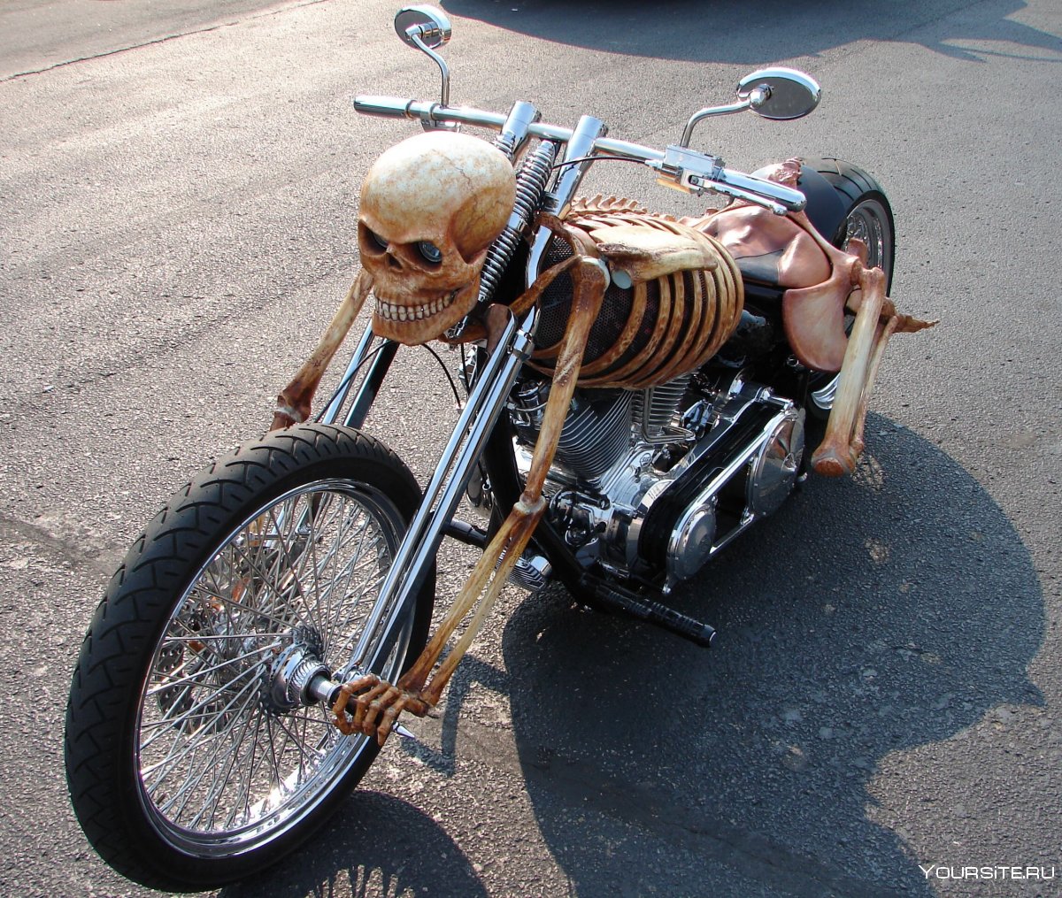 Смешной мотоцикл