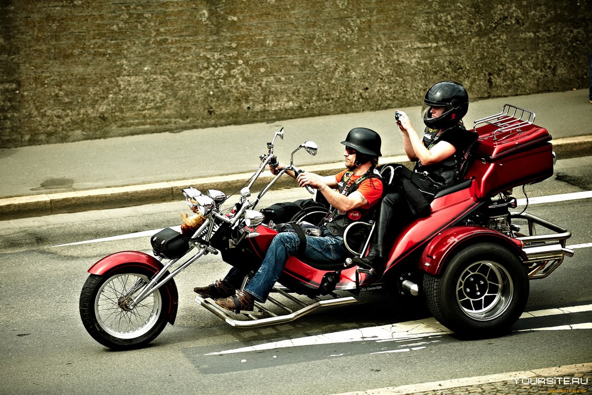 Трёхколёсный мотоцикл байкеров