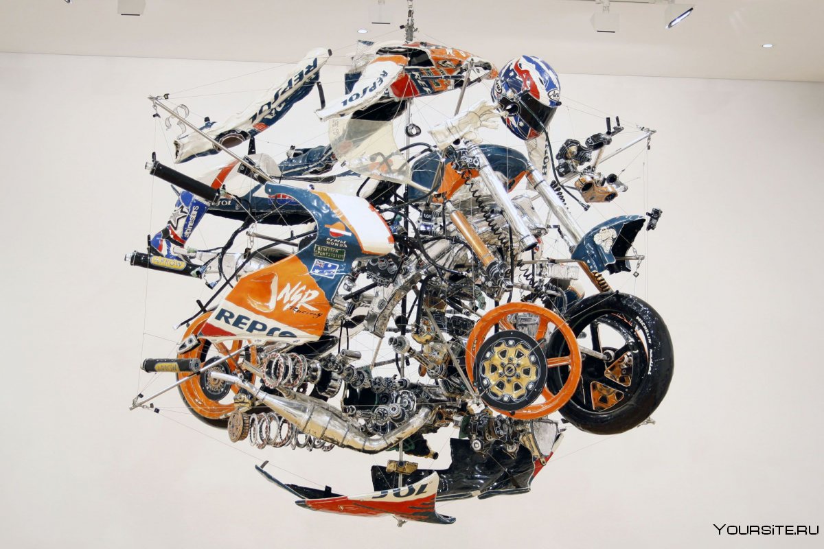 Мотоциклы в современном искусстве