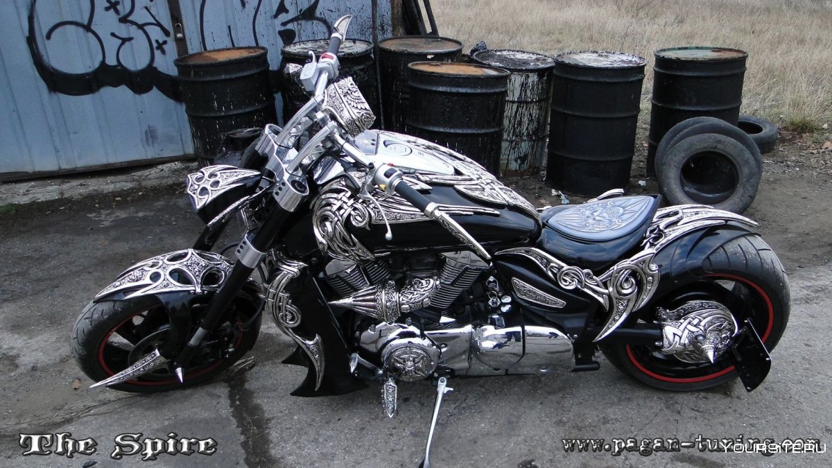 Покраска мотоцикла чоппер