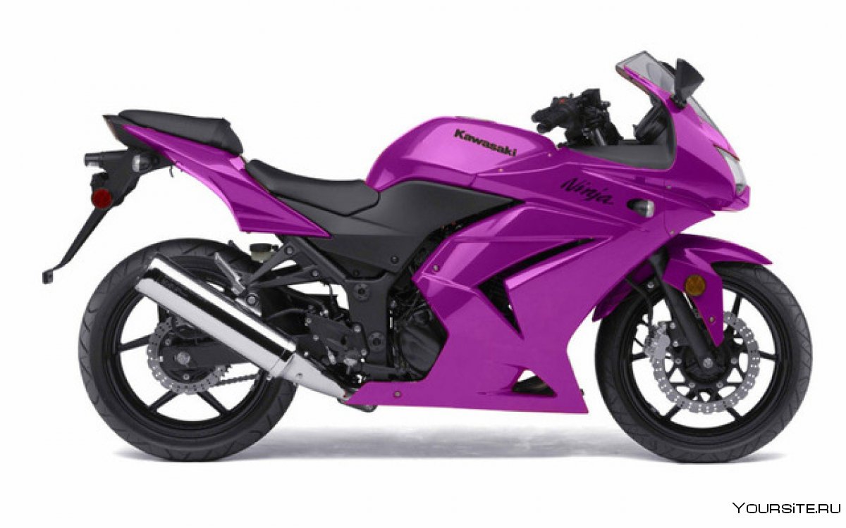 Kawasaki Ninja 250 фиолетовый