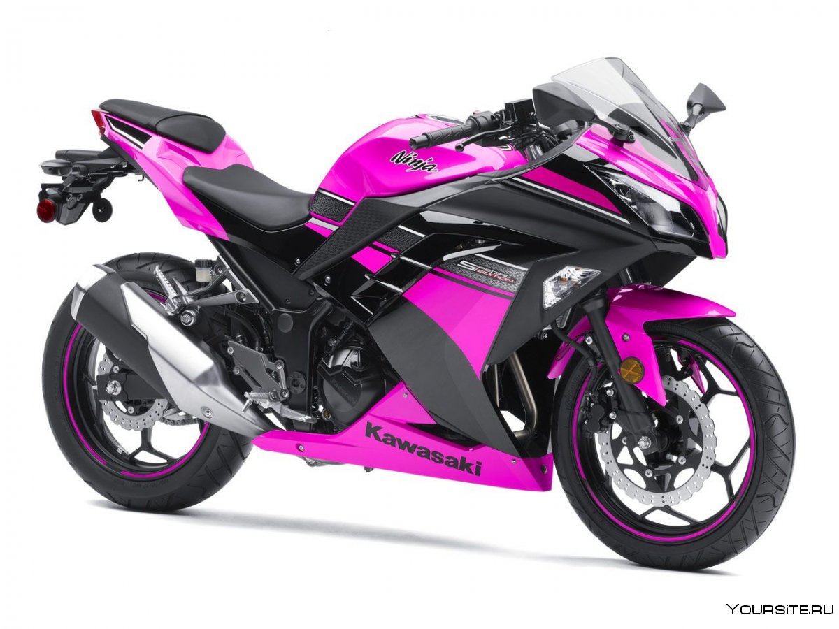 Kawasaki Ninja 300 фиолетовый