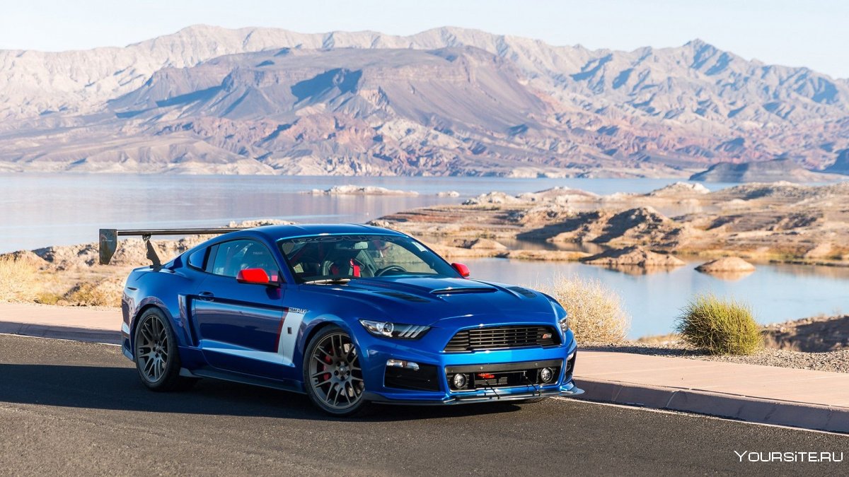 Ford Mustang 2015 Roush Stage 1 красный