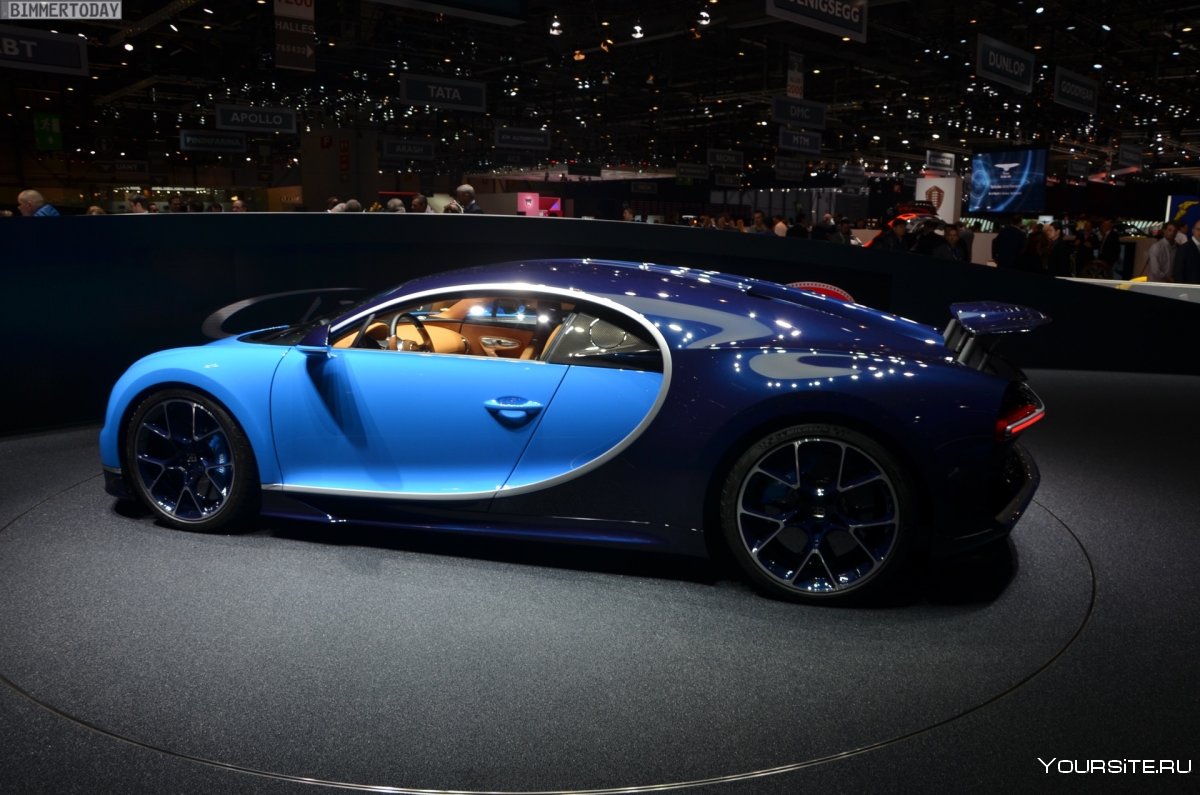 Bugatti Chiron 2016 Black Blue