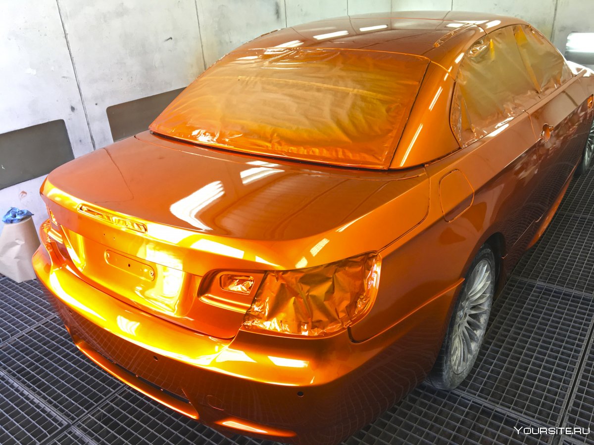 Цвет Кэнди оранжевый на авто