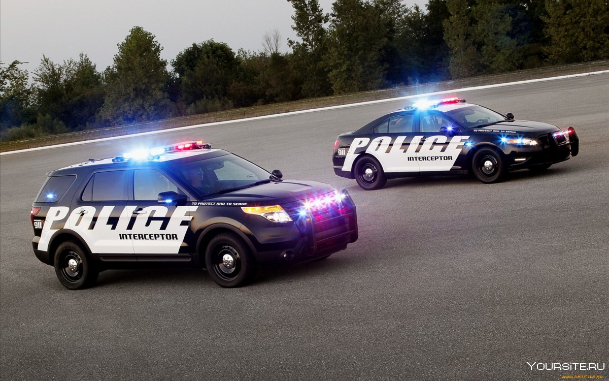 Полицейские машины Форд эксплорер