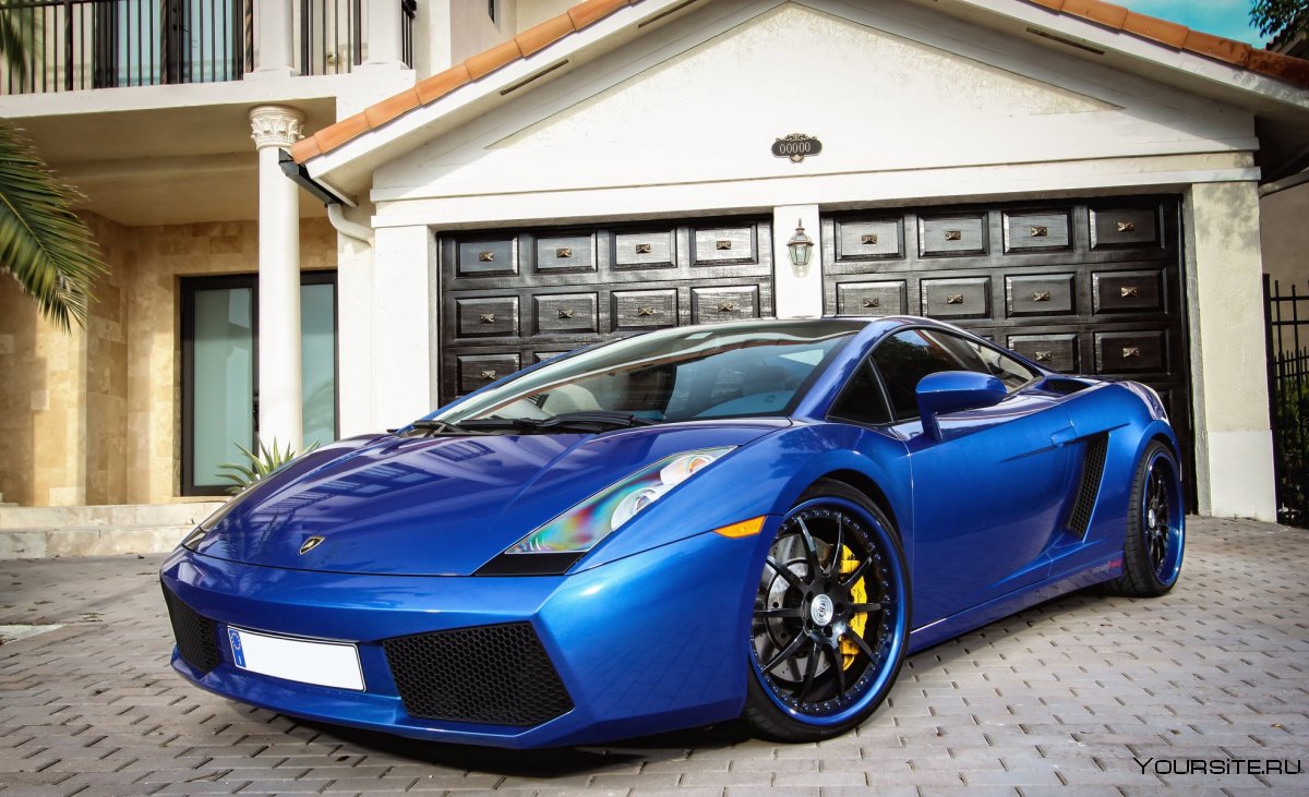 Lamborghini Gallardo синяя