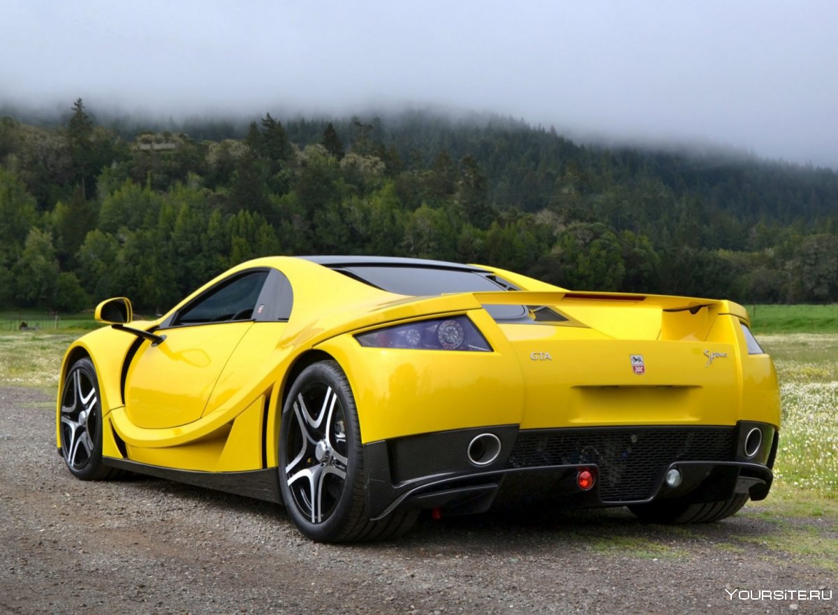 Машина GTA Spano 2014 желтый