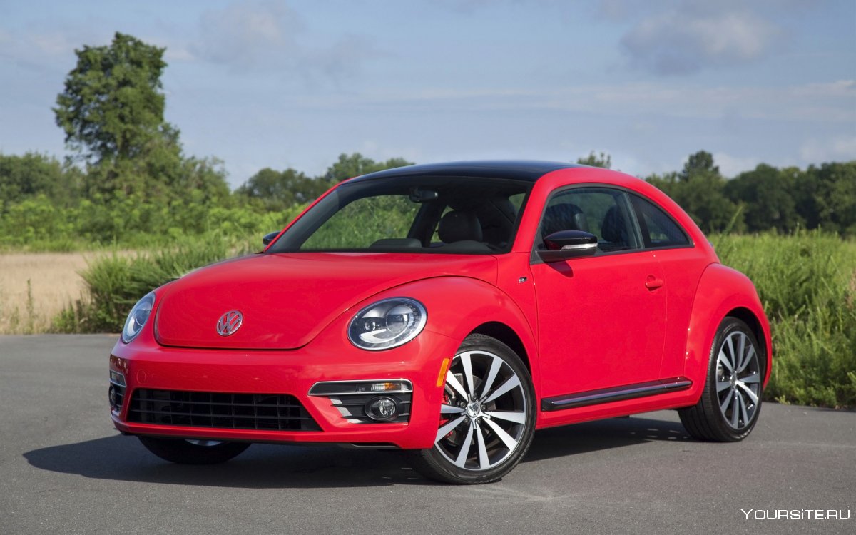 Volkswagen Beetle 2015 красный