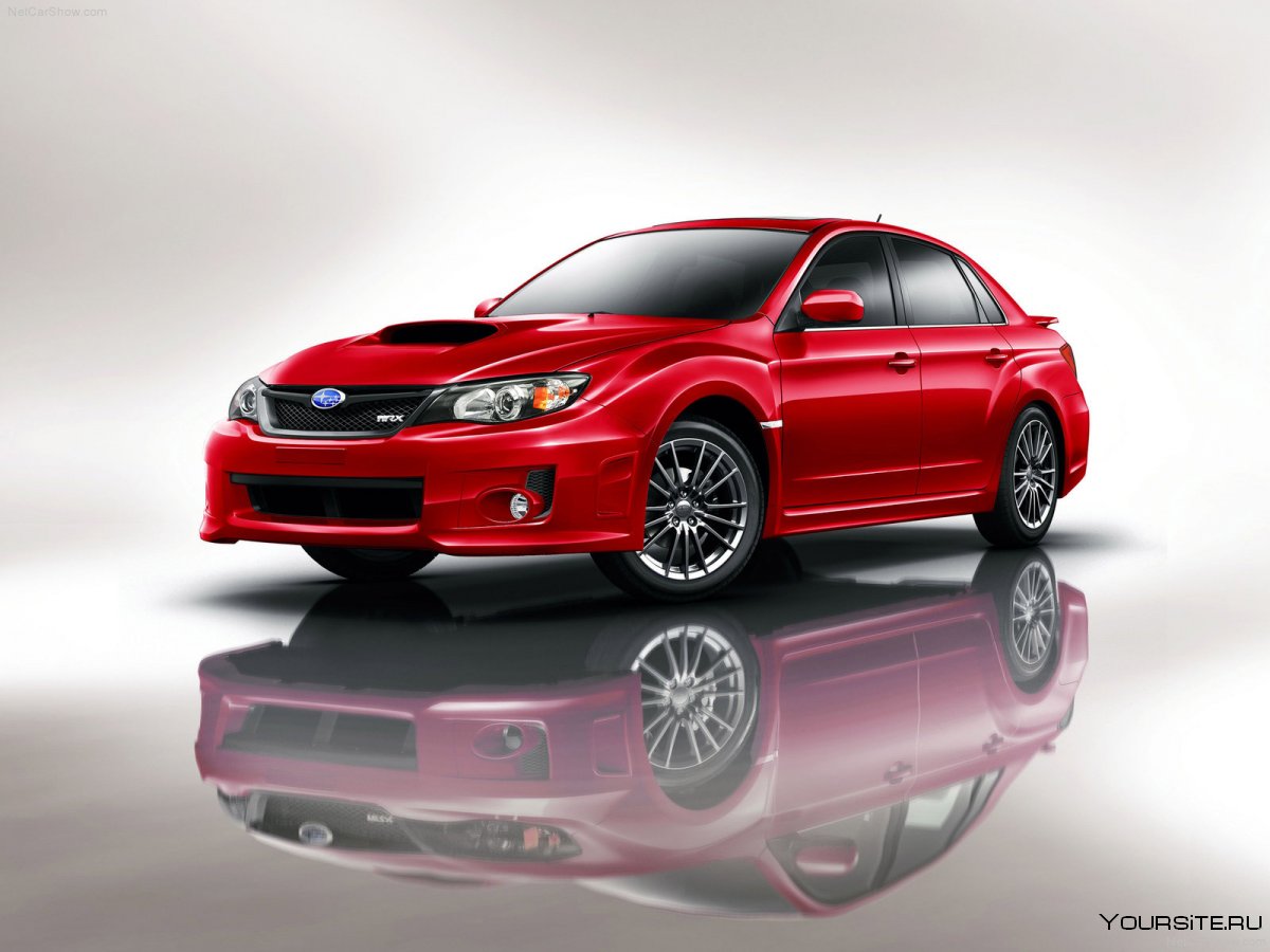 Subaru WRX 2010 красный